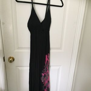 Summer spaghetti strap long dress